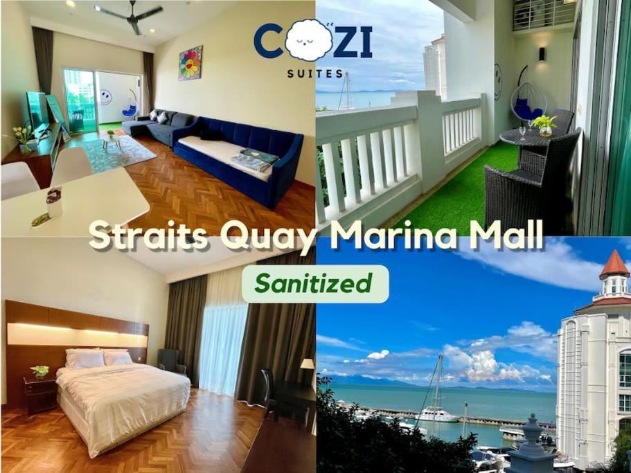 Instagramable Luxury Suites For Couples Or Families • Straits Quay Penang • Sea View Balcony • Private Bathtub Bagan Jermal Exteriör bild